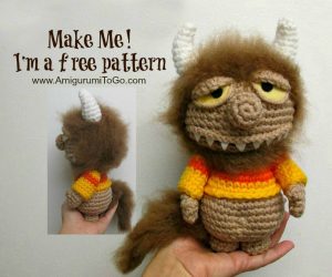crochet monster amigurumi pattern